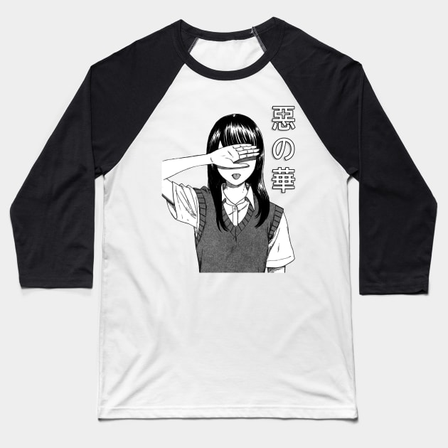 Aku no Hana Baseball T-Shirt by tsukyuo